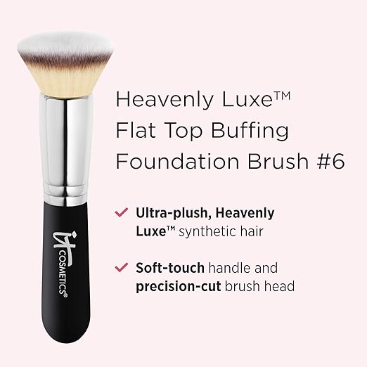 It Cosmetics Heavenly Luxe Flat Top Buffing Foundation #6