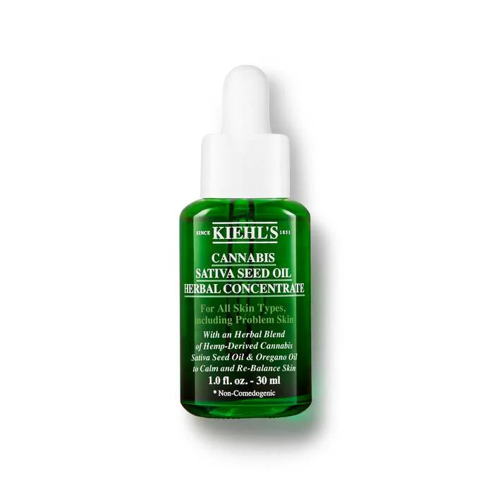 Kiehl's Cannabis Sativa Seed Oil Herbal Concentrate For all Skin Type 1 FL. OZ./30 ml