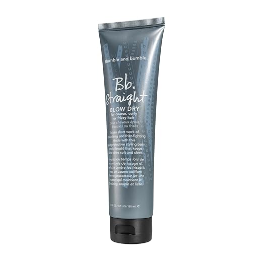 Bumble And Bumble BB Straight Blow Dry Heat Protective Smoothing Creme For Coarse, Curly Or Frizzy Hair 5 FL. OZ./150 ml