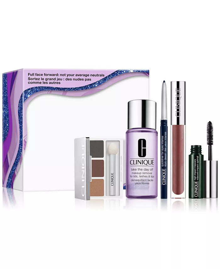 Clinique 5-Pc. Full Face Forward: Not Your Average Neutrals Makeup Set